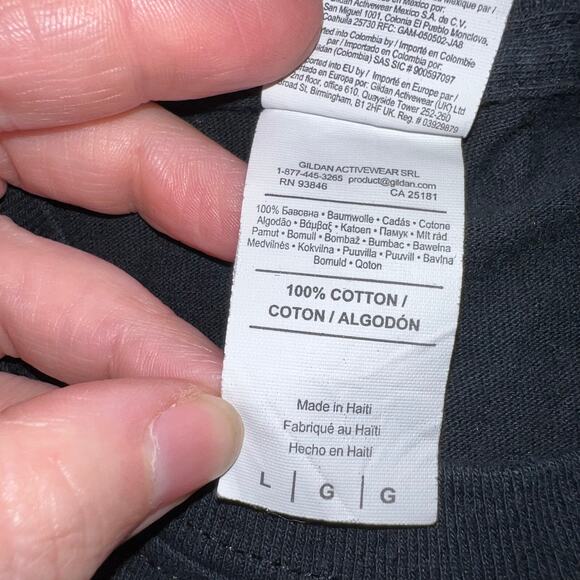 Tim E Show Unisex T Shirt Elvis Theme Graphic Print Black Cotton Signed Large - Picture 7 of 8